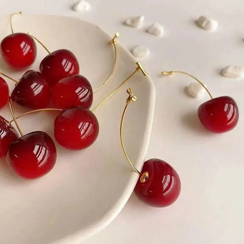 Cherry Drop Earrings - Vox Megastore