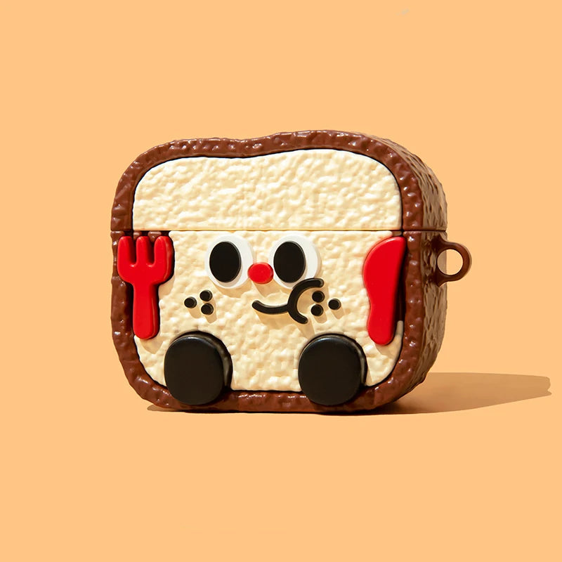 Cute Toast AirPods Case π - Vox Megastore