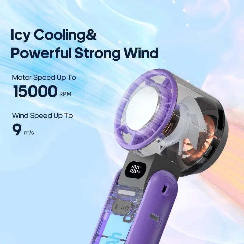 Foldable & Portable Mini Rechargeable Cooling Handheld Fan - Vox Megastore
