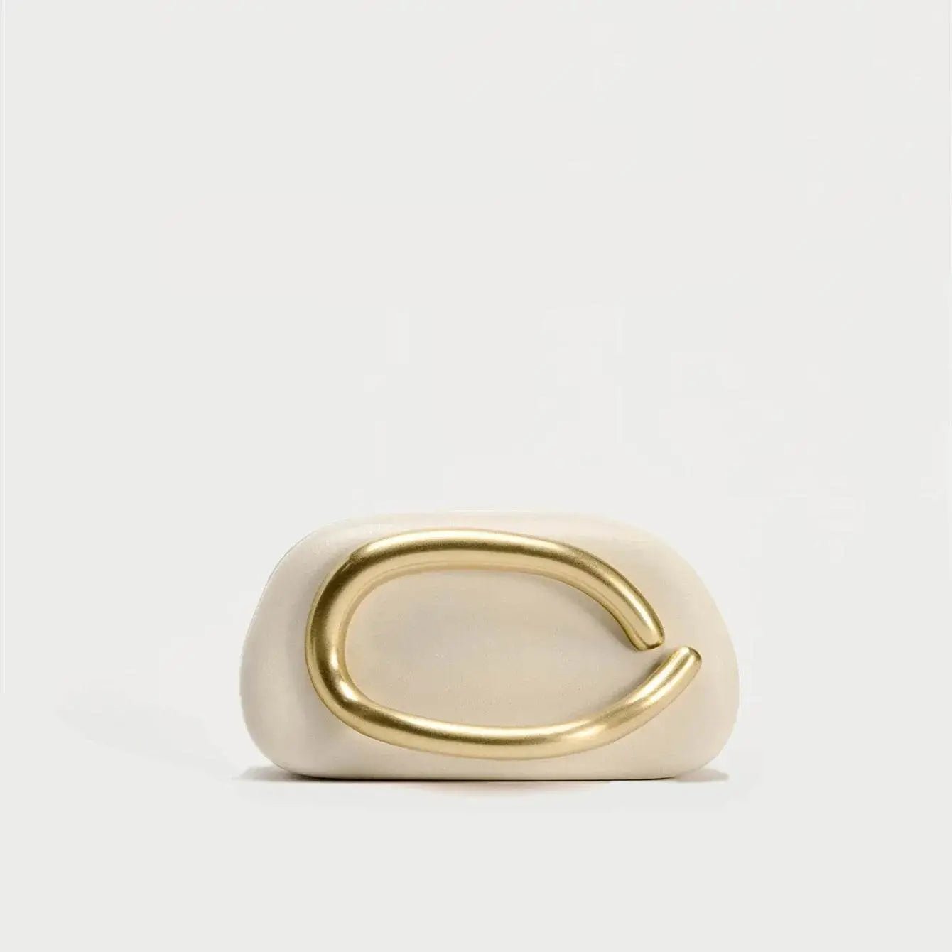 Gold Clasped Box Bag - Vox Megastore