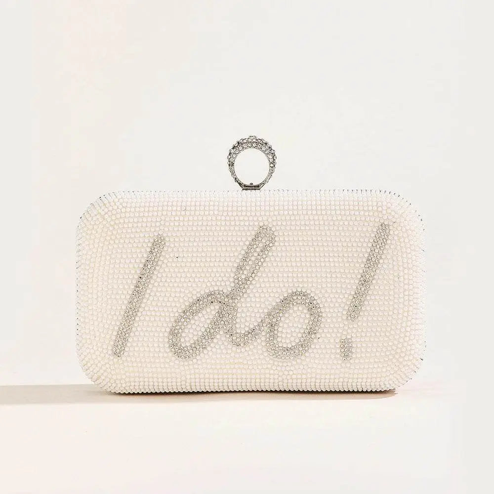 I Do Pearl Bridal Clutch - Vox Megastore