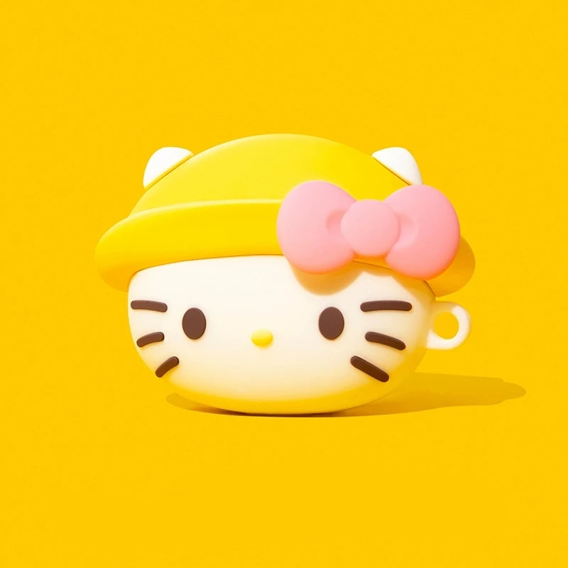 Kitty Yellow Hat AirPods Case - Vox Megastore