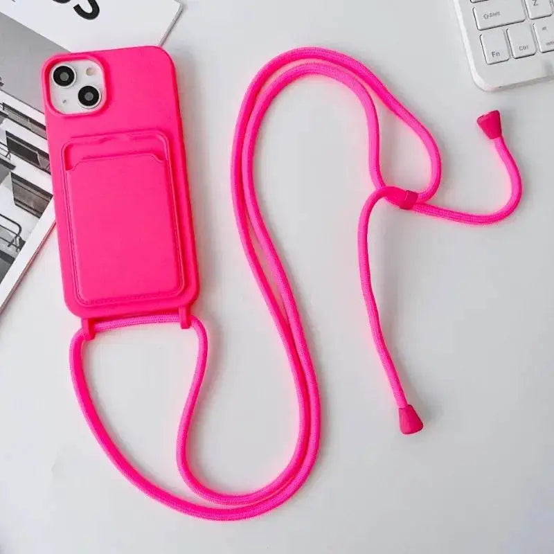 Lanyard iPhone Case With Card Holder Vox Megastore
