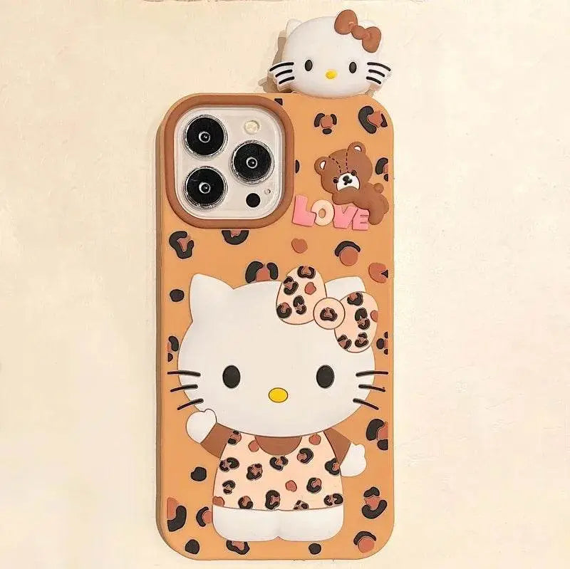 Leopard Pattern Kitty iPhone Case – Vox Megastore