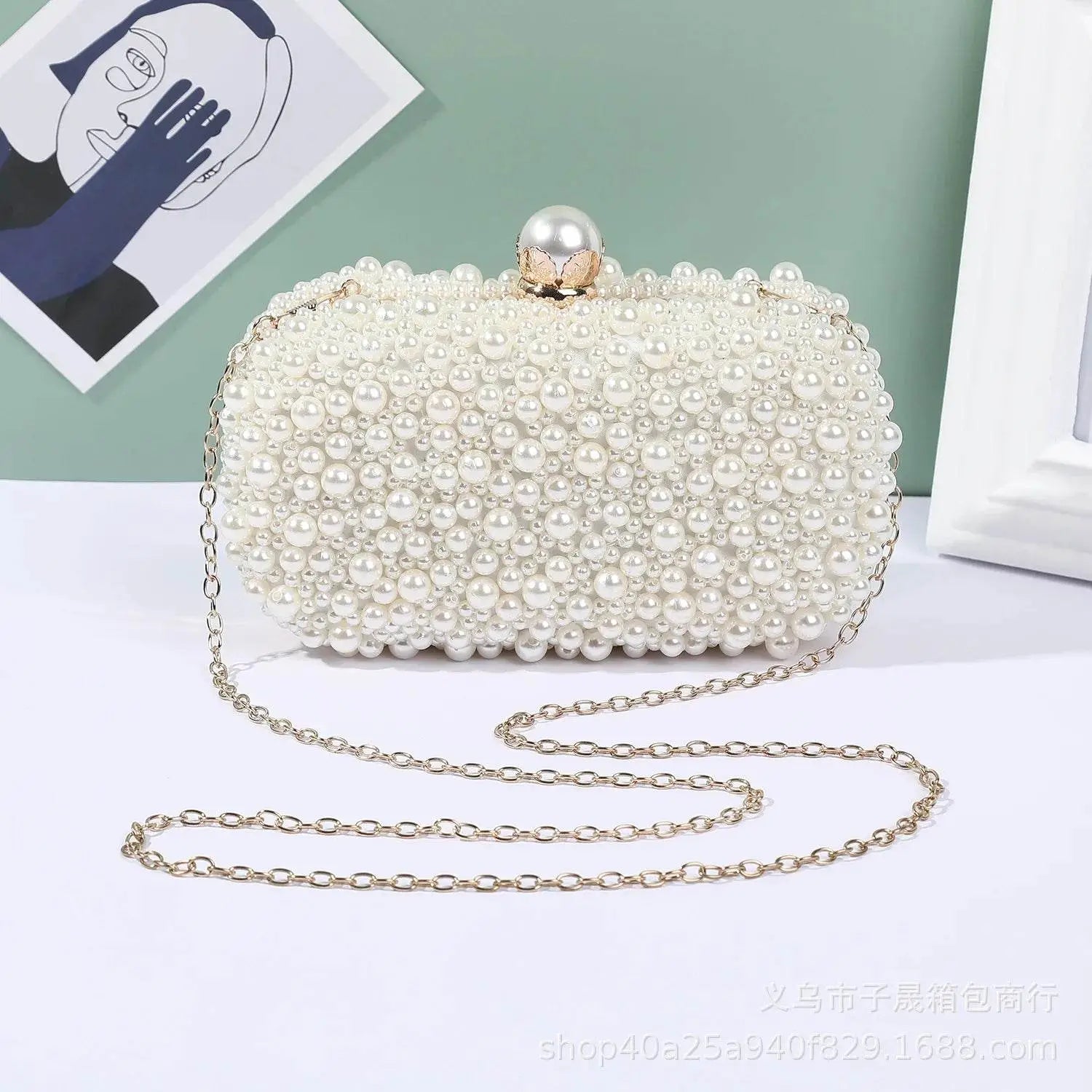 Luxury Pearl Bridal Clutch - Vox Megastore