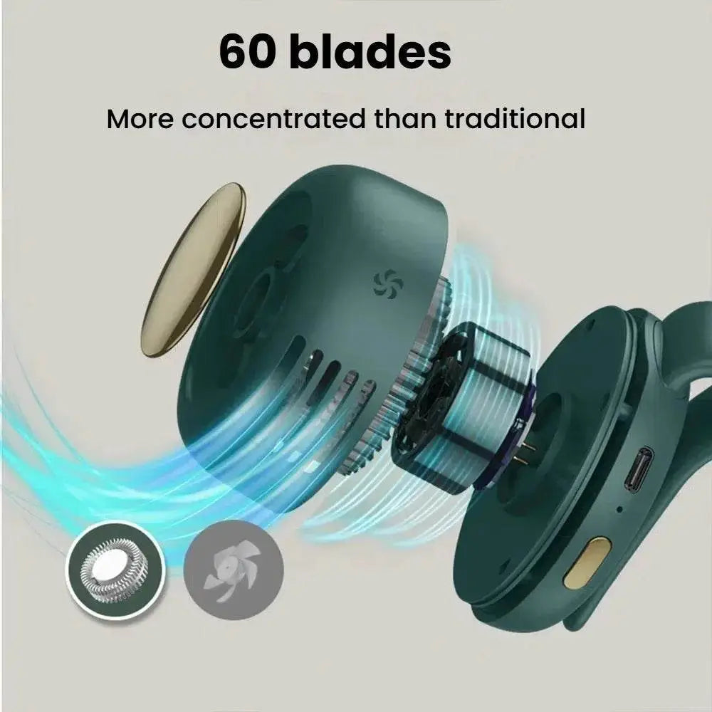 Portable Mini Rechargeable Clip-On Waist & Neck Fan - Vox Megastore