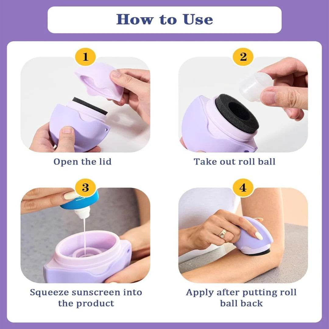 Refillable Silicone Sunscreen Applicator - Vox Megastore