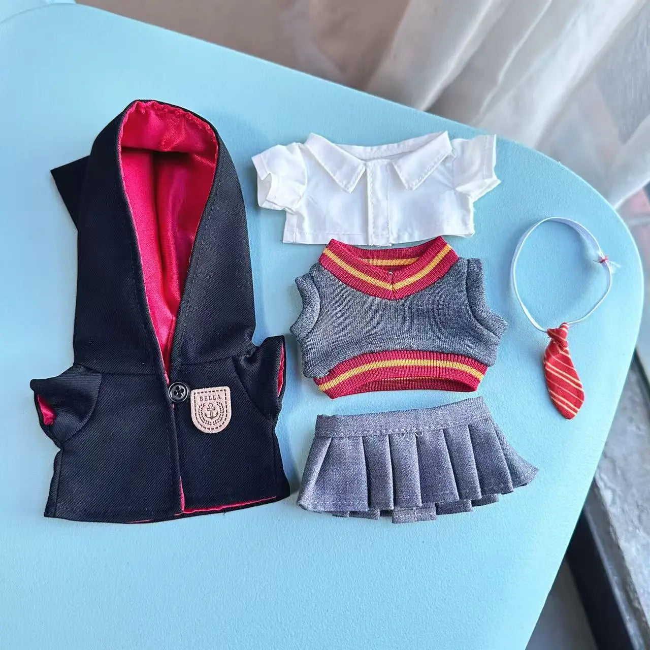 Harry Potter Labubu Doll Outfit – Wizard Robe Uniform Costume