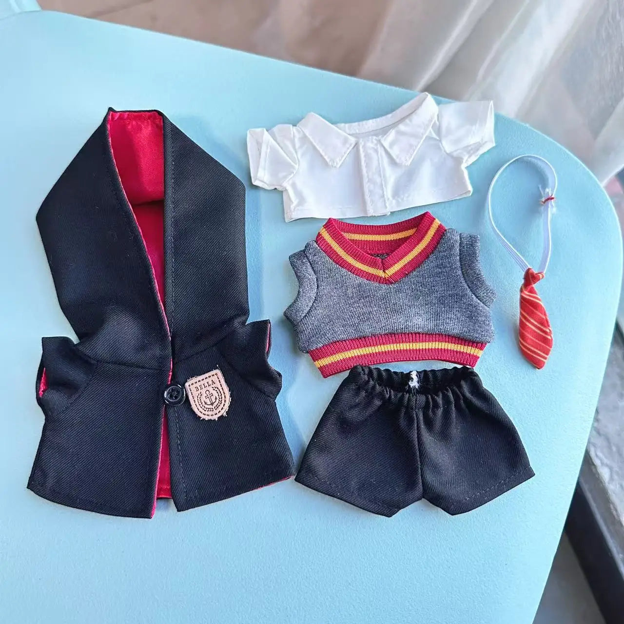 Harry Potter Labubu Doll Outfit – Wizard Robe Uniform Costume