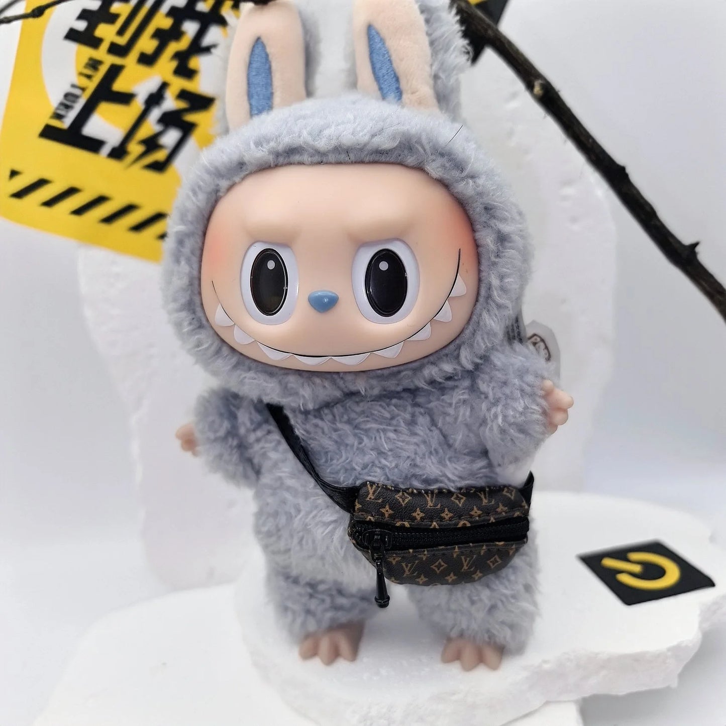 LV Fanny Bag for Labubu Doll – Luxury Monogram Print Accessory