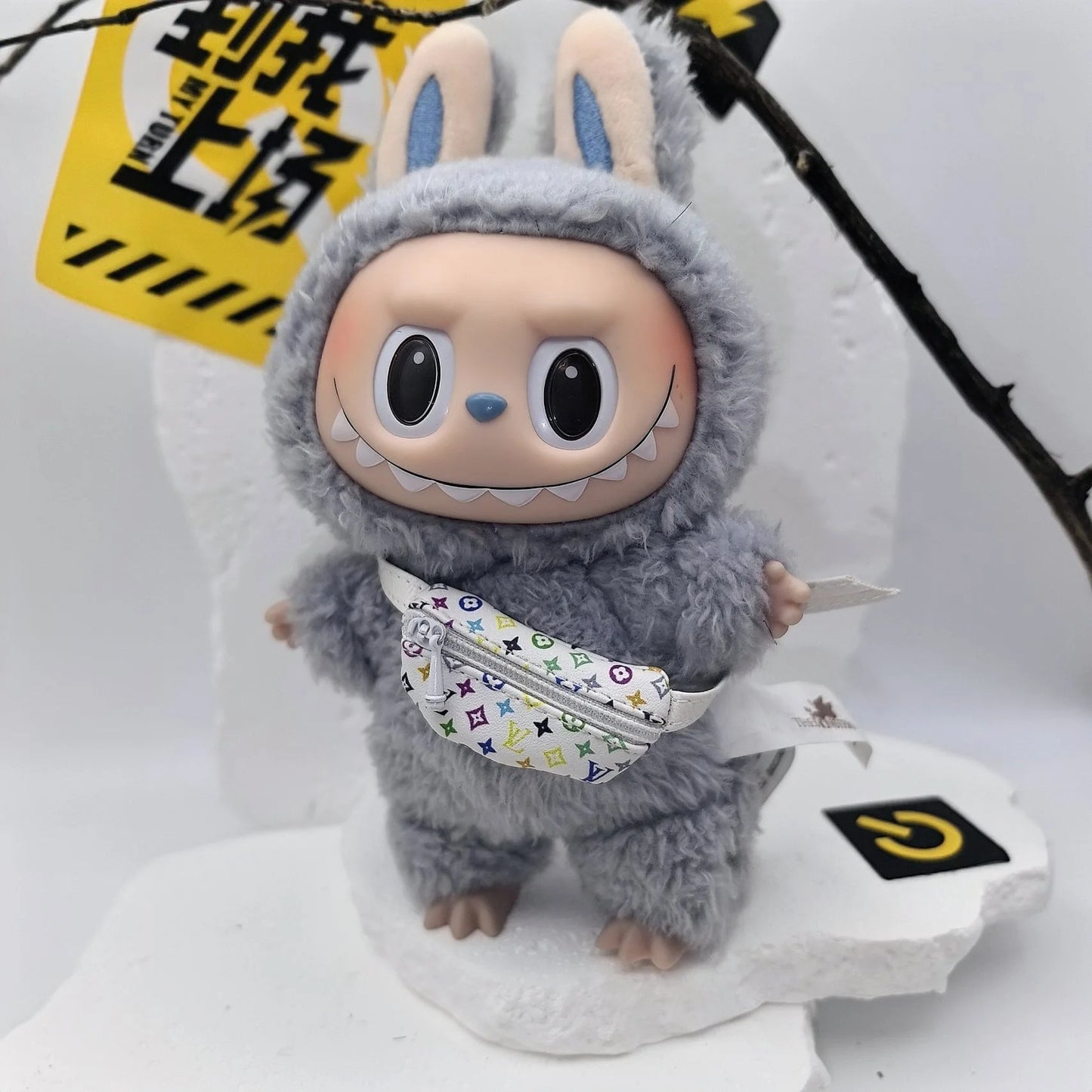 LV Fanny Bag for Labubu Doll – Luxury Monogram Print Accessory