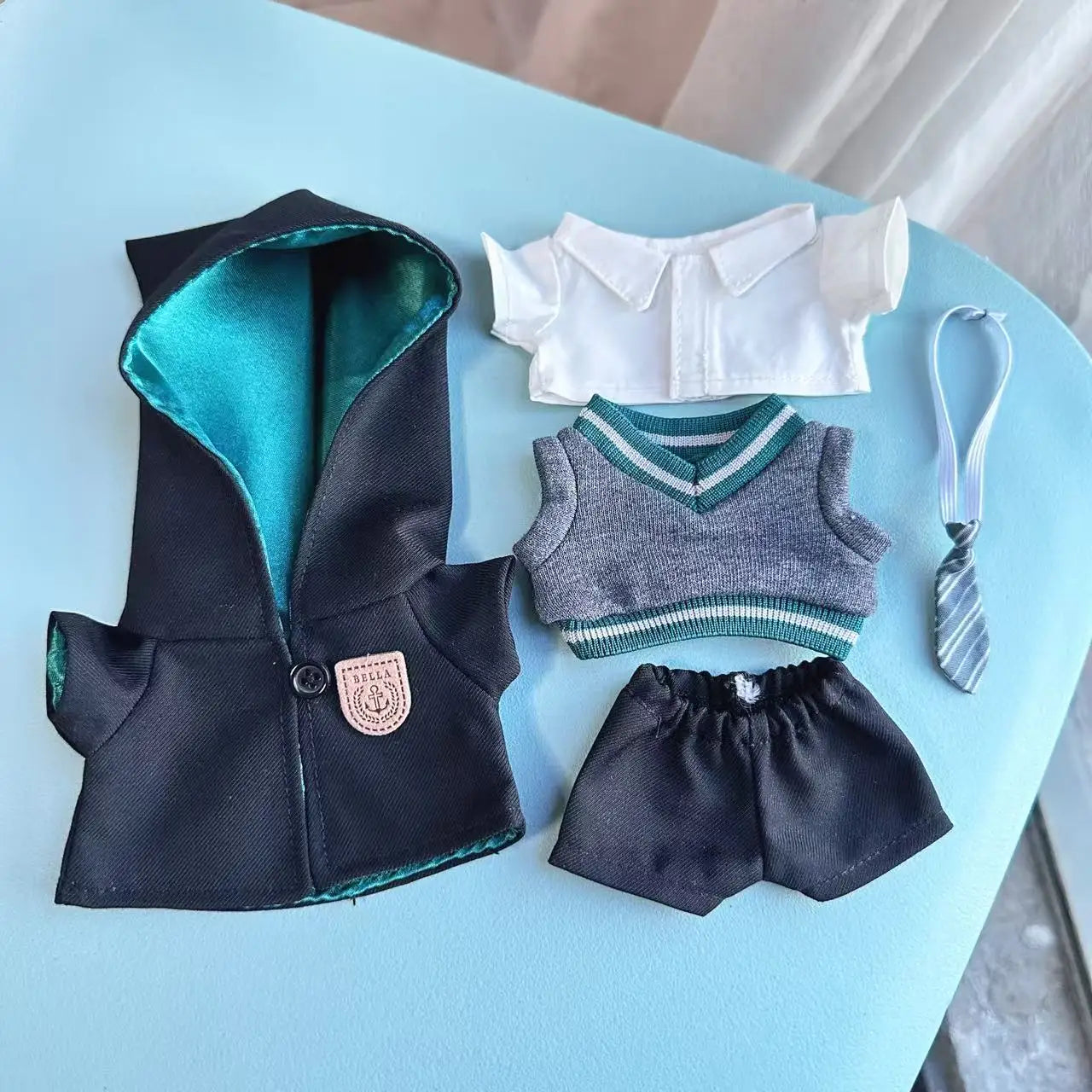 Harry Potter Labubu Doll Outfit – Wizard Robe Uniform Costume