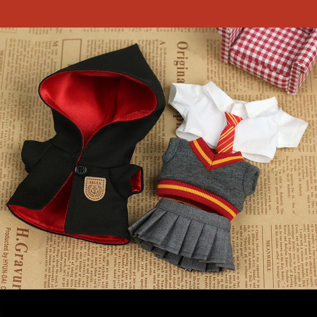 Harry Potter Labubu Doll Outfit – Wizard Robe Uniform Costume