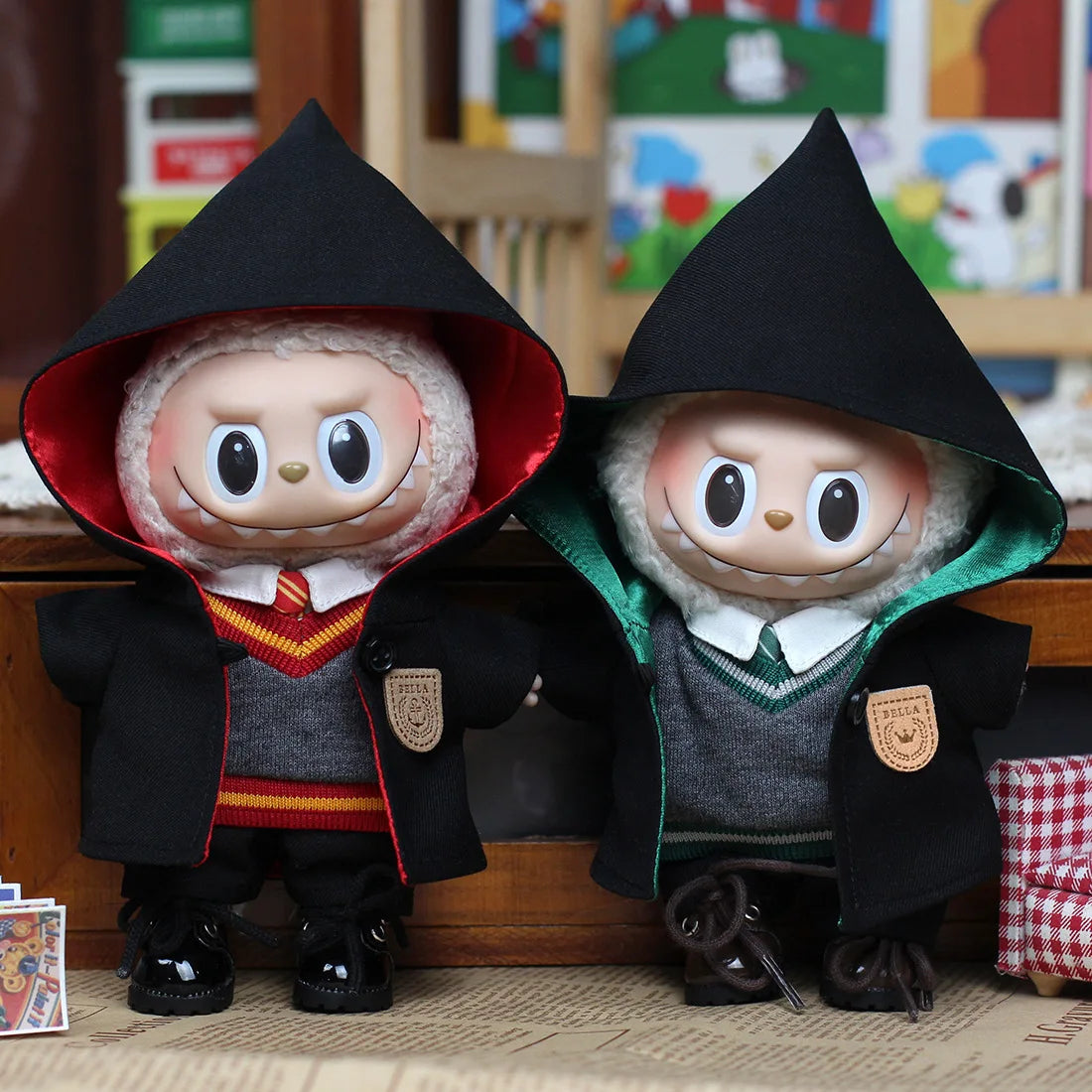Harry Potter Labubu Doll Outfit – Wizard Robe Uniform Costume