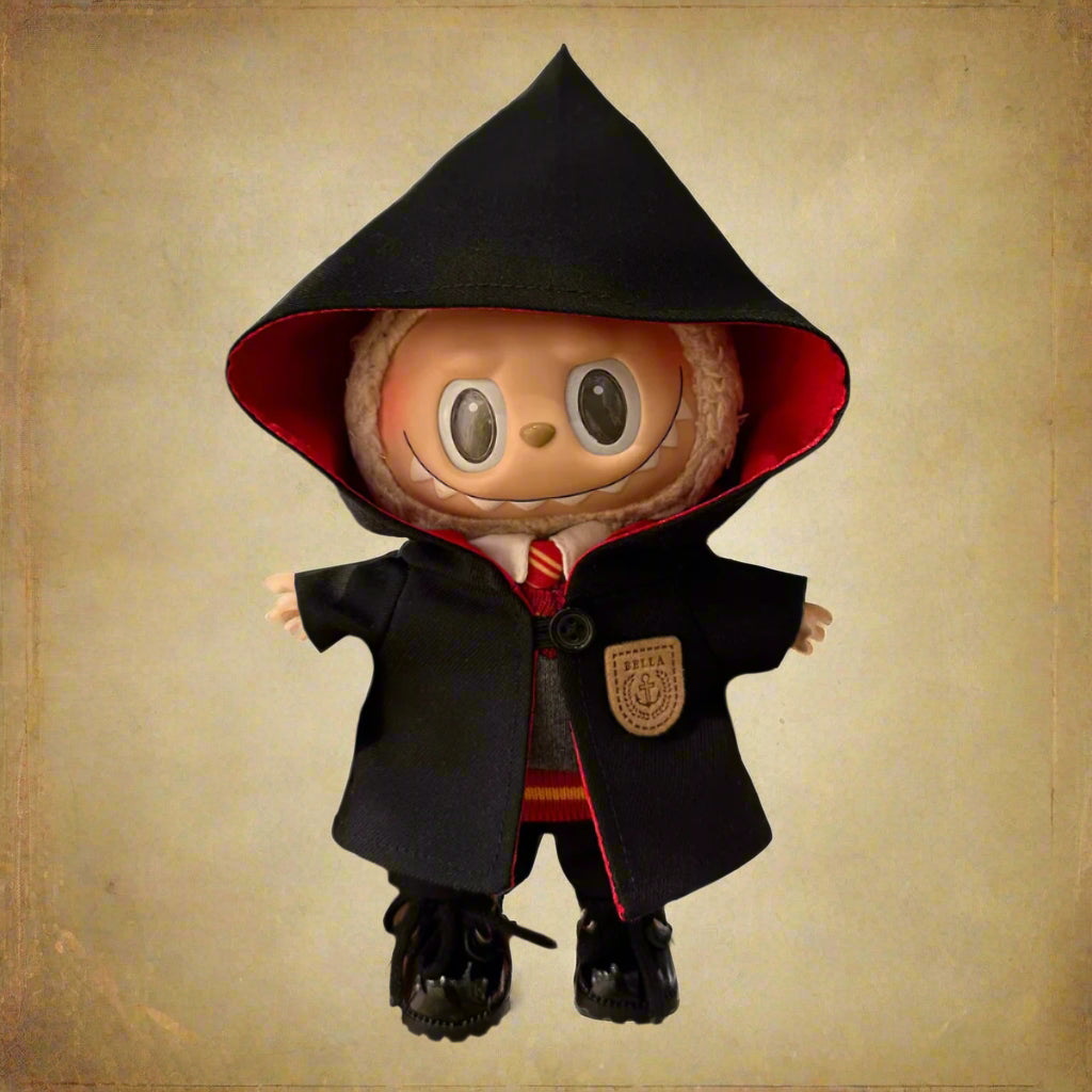 Harry Potter Labubu Doll Outfit – Wizard Robe Uniform Costume