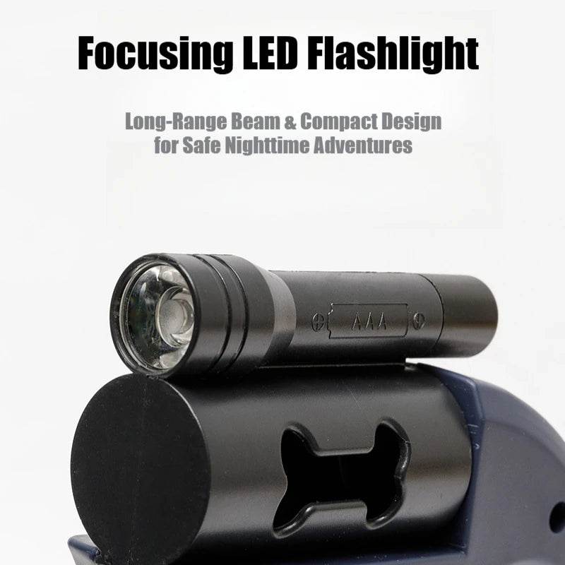 2-in-1 Retractable Anti-Tangle Dog Harness for Two – Reflective Leash with Flashlight - Vox Megastore  