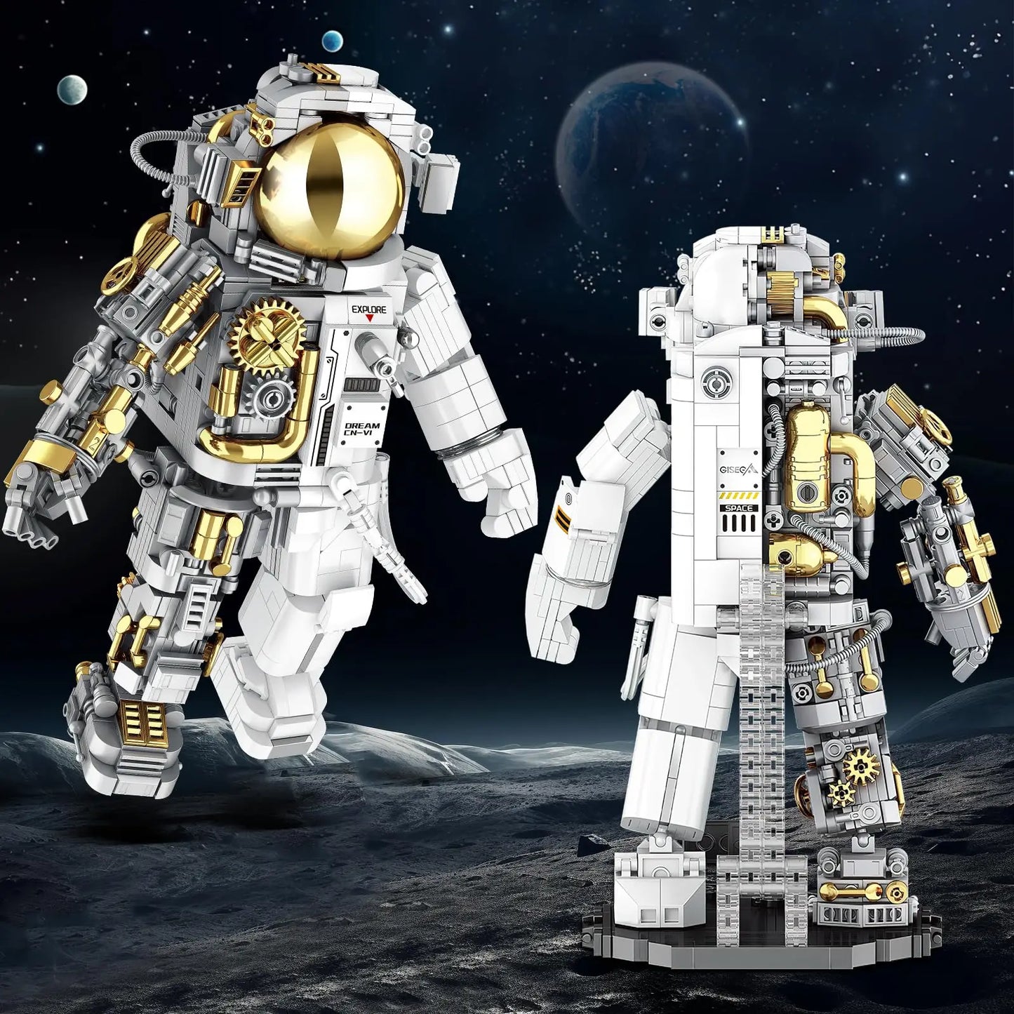 Astronaut Building Blocks Set (1088PCS) Vox Megastore