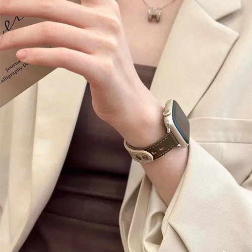 Brown Leather Strap for Apple Watch Vox Megastore