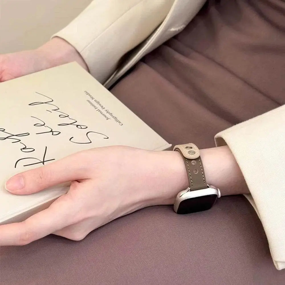 Brown Leather Strap for Apple Watch Vox Megastore