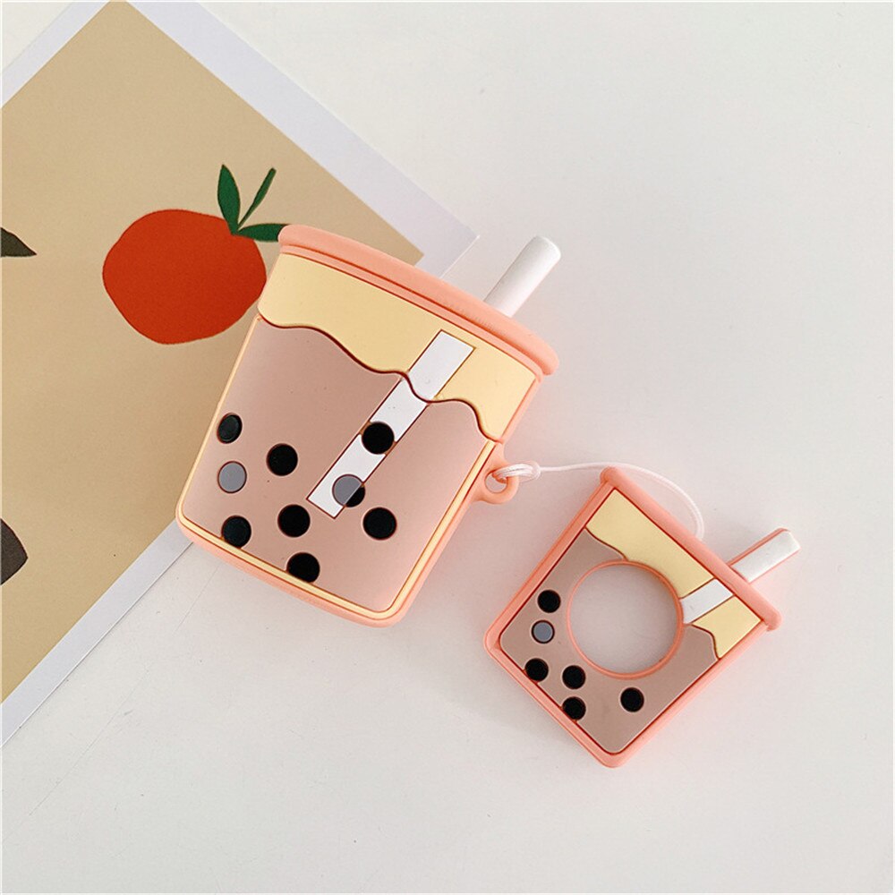 Bubble Tea AirPods Case with AirTag Holder - Vox Megastore