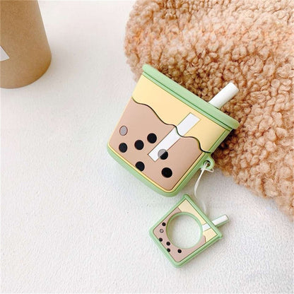 Bubble Tea AirPods Case with AirTag Holder - Vox Megastore