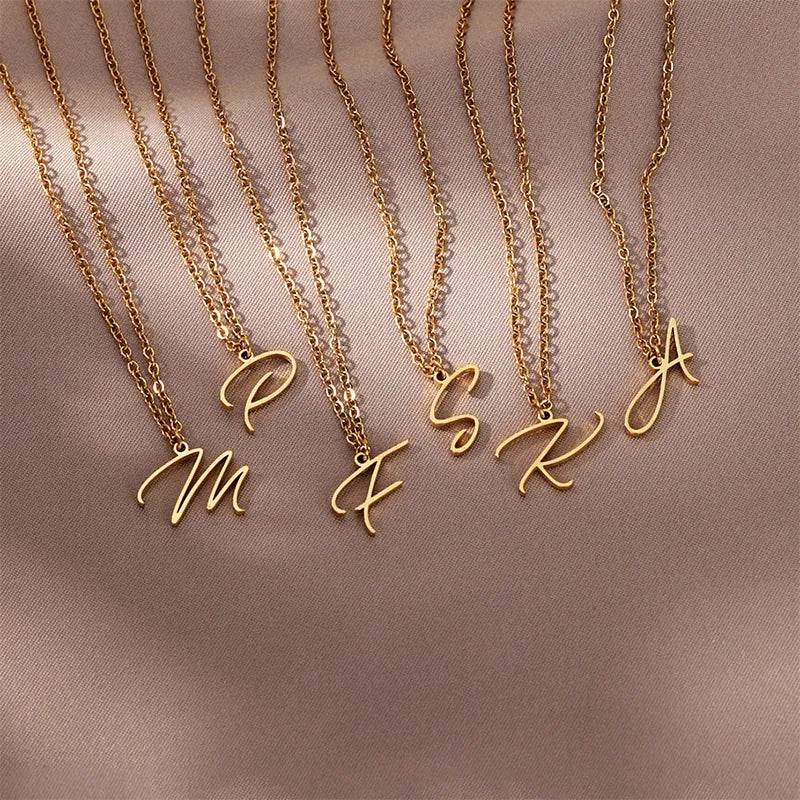 Capital Initial Letter Necklace Vox Megastore