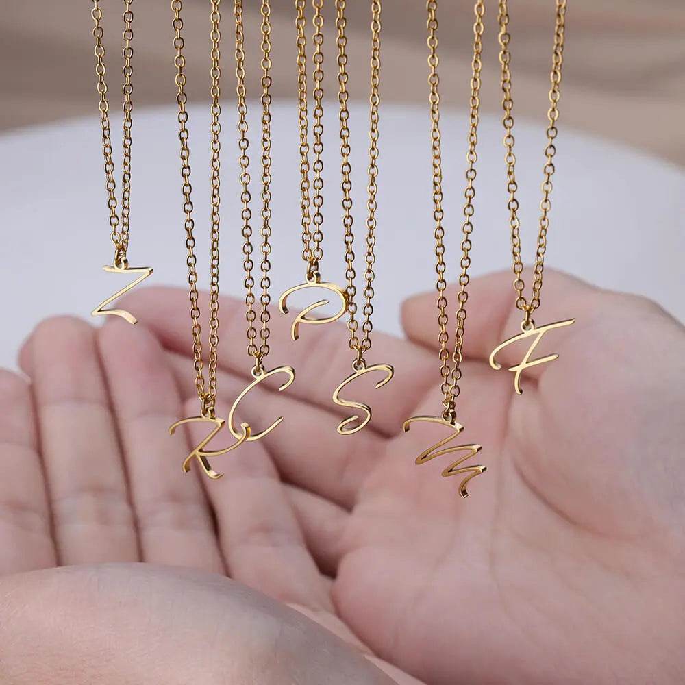 Capital Initial Letter Necklace Vox Megastore