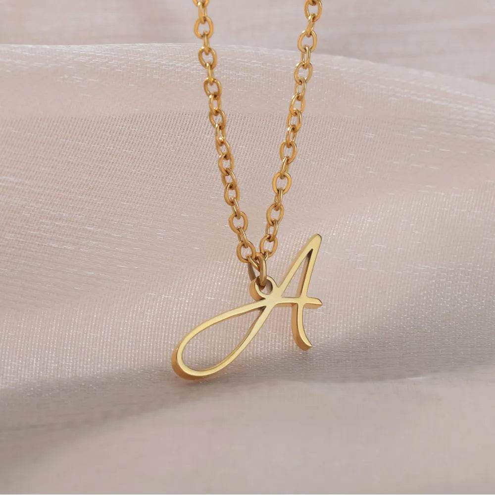 Capital Initial Letter Necklace Vox Megastore