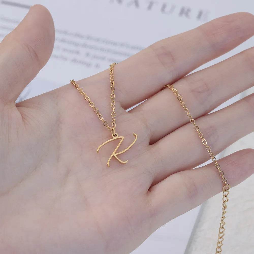 Capital Initial Letter Necklace Vox Megastore