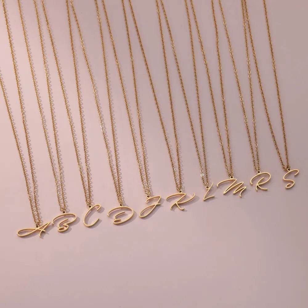 Capital Initial Letter Necklace Vox Megastore