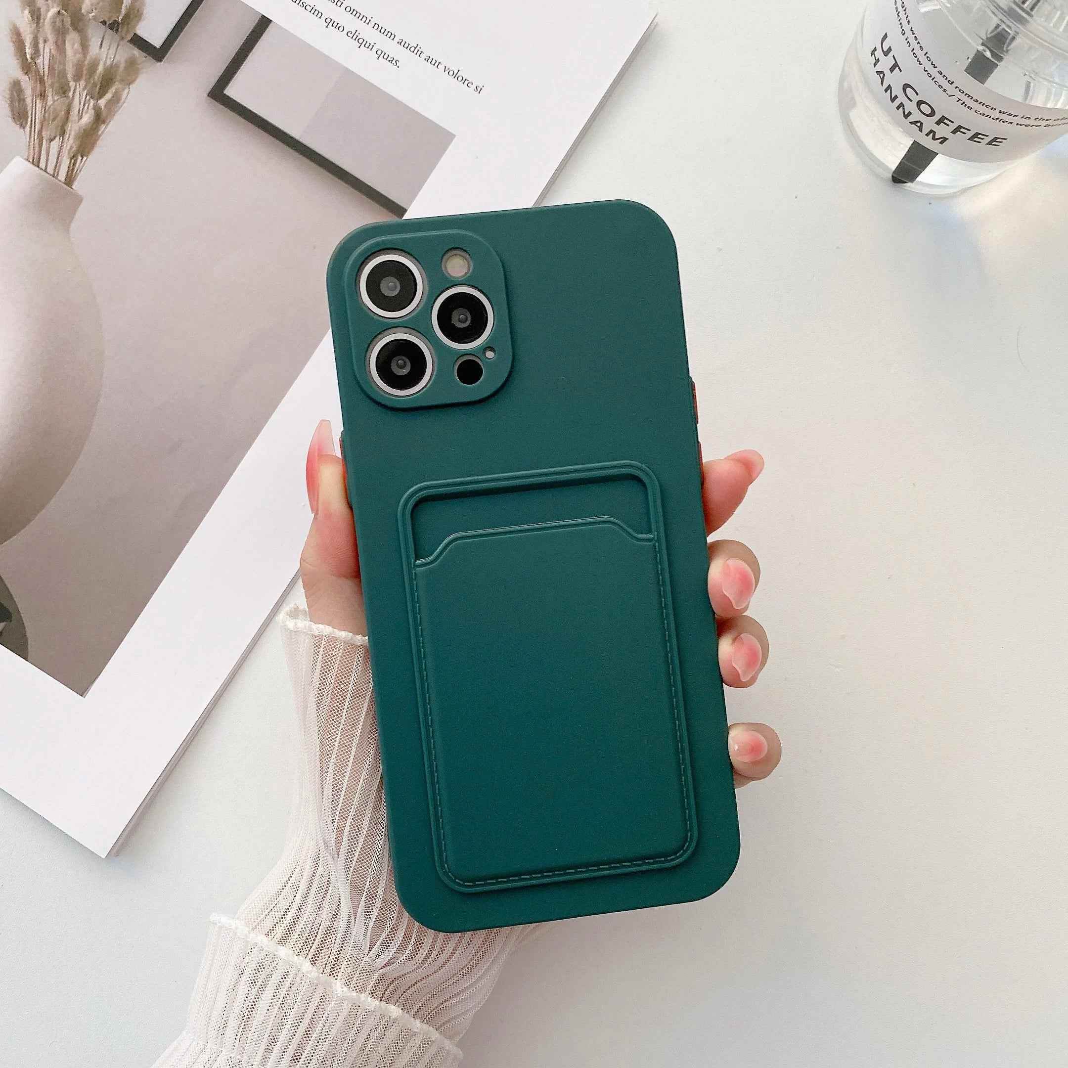 Card Holder Silicone iPhone Case - Vox Megastore