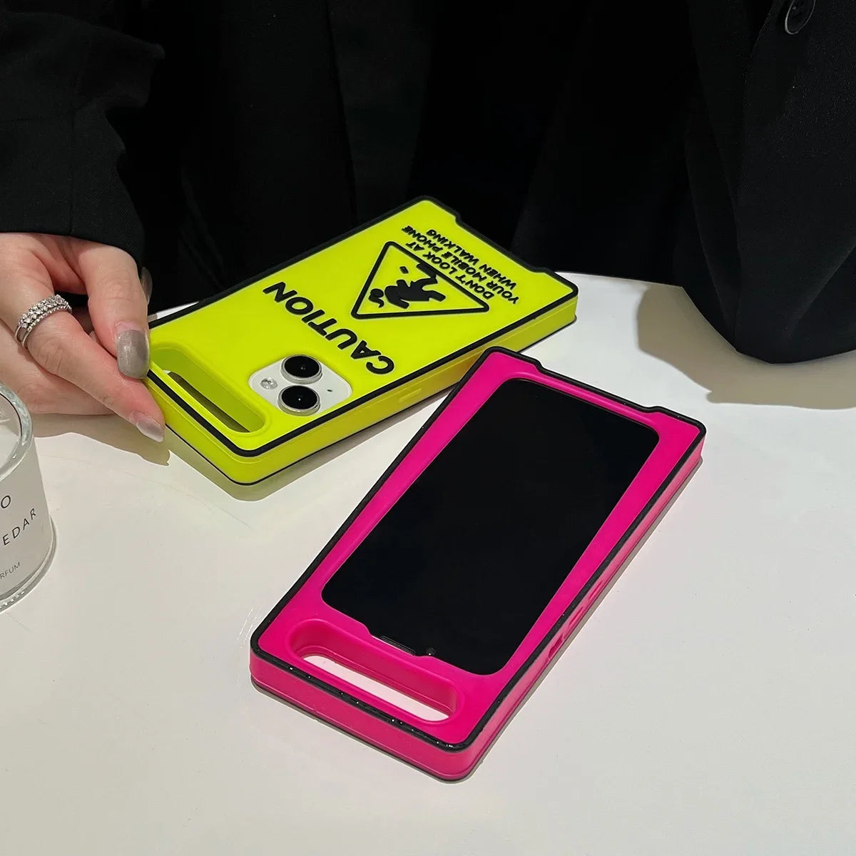 Caution Silicone iPhone Case - Vox Megastore  