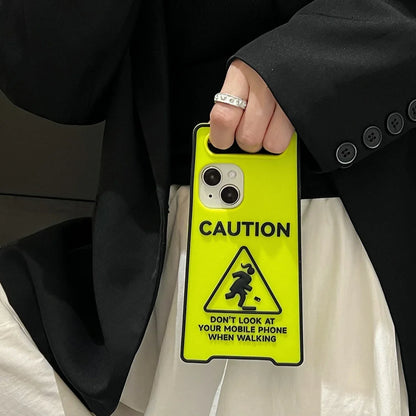 Caution Silicone iPhone Case - Vox Megastore  