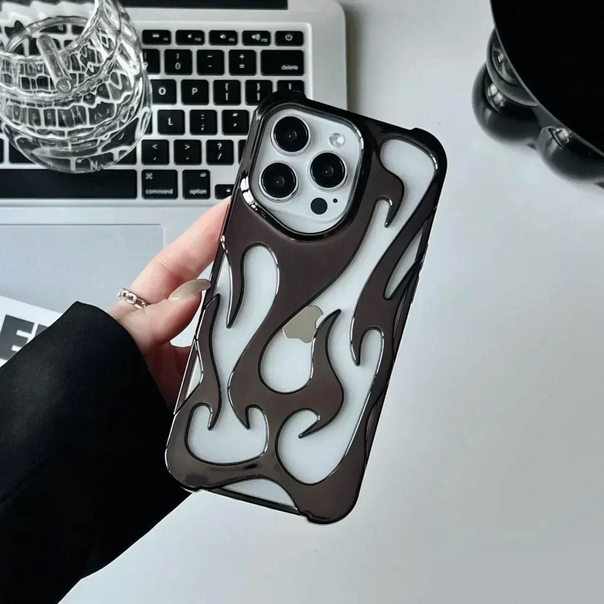 Chrome Flame iPhone Case Vox Megastore