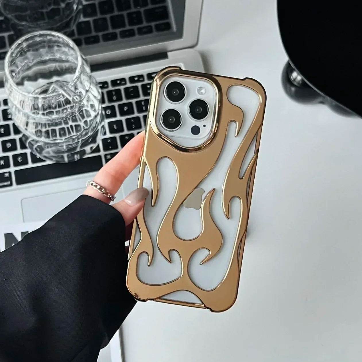 Chrome Flame iPhone Case Vox Megastore