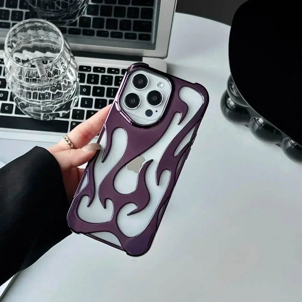 Chrome Flame iPhone Case Vox Megastore