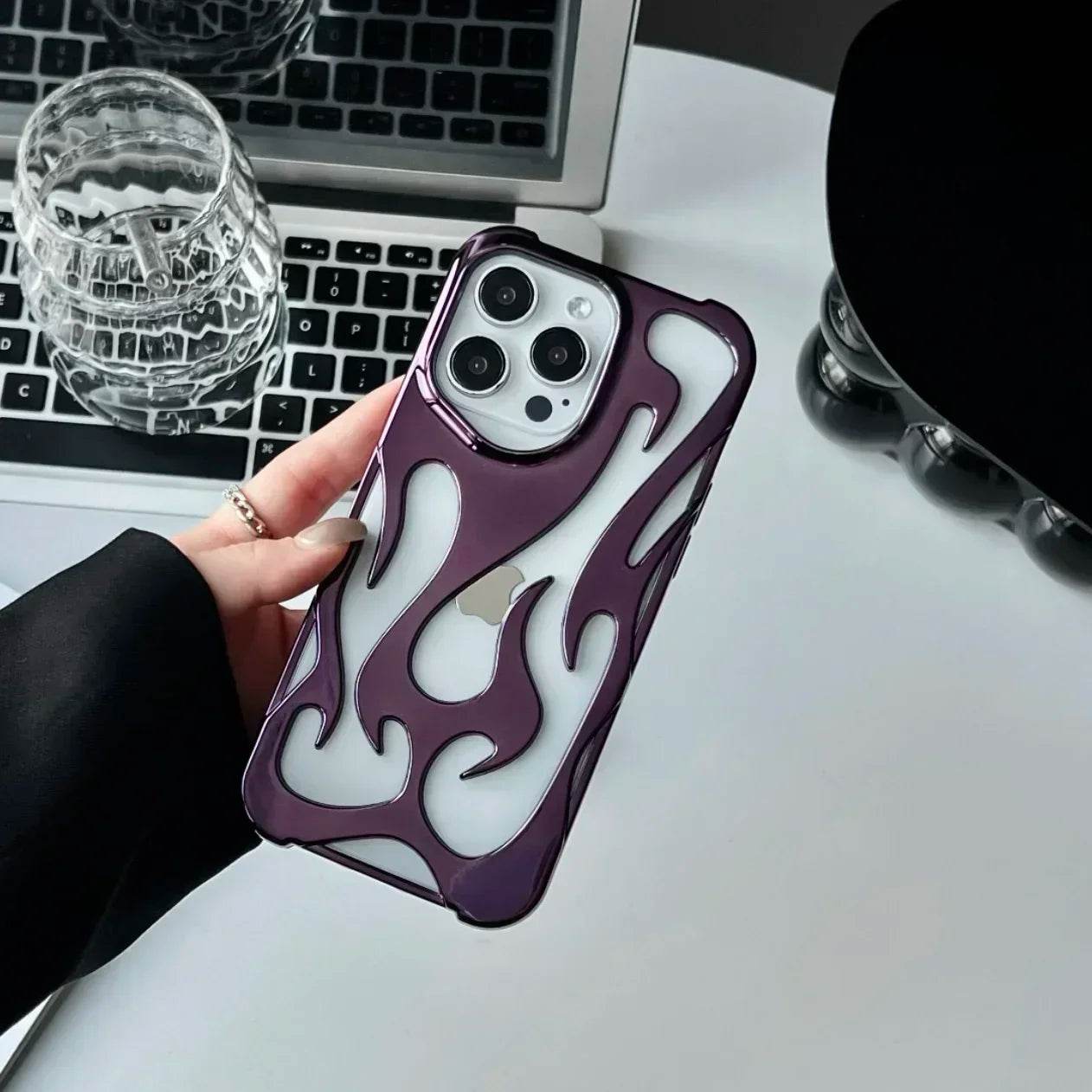 Chrome Flame iPhone Case Vox Megastore
