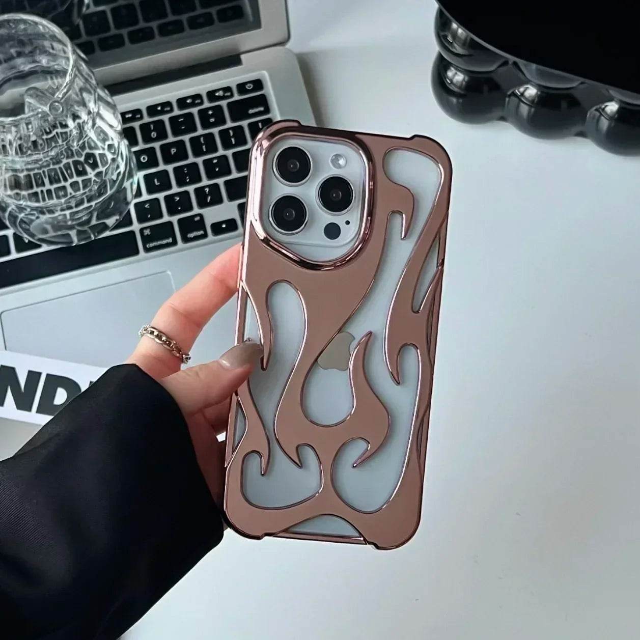 Chrome Flame iPhone Case Vox Megastore