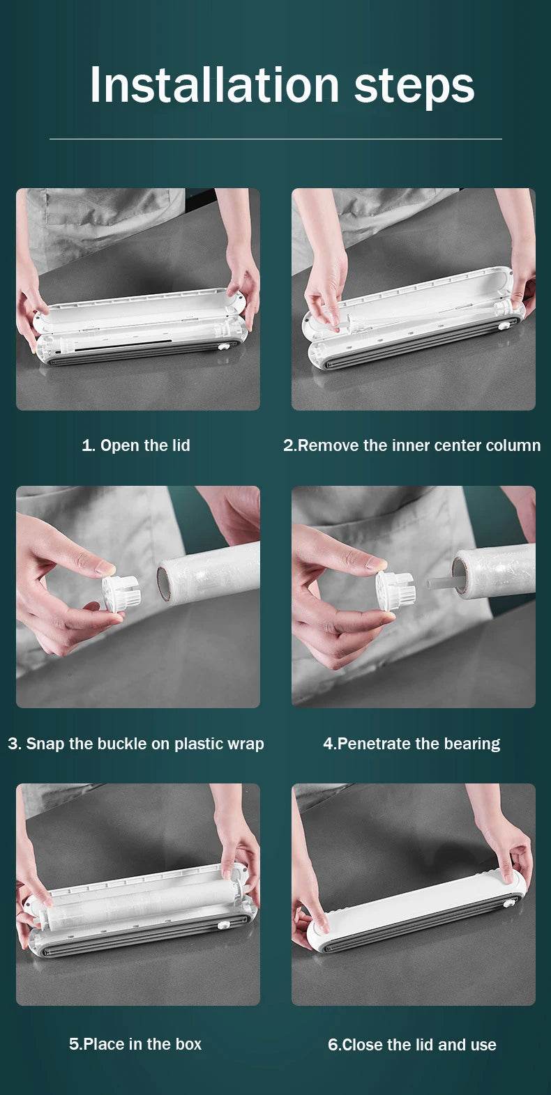 Cling Wrap Dispenser With Cutter Vox Megastore