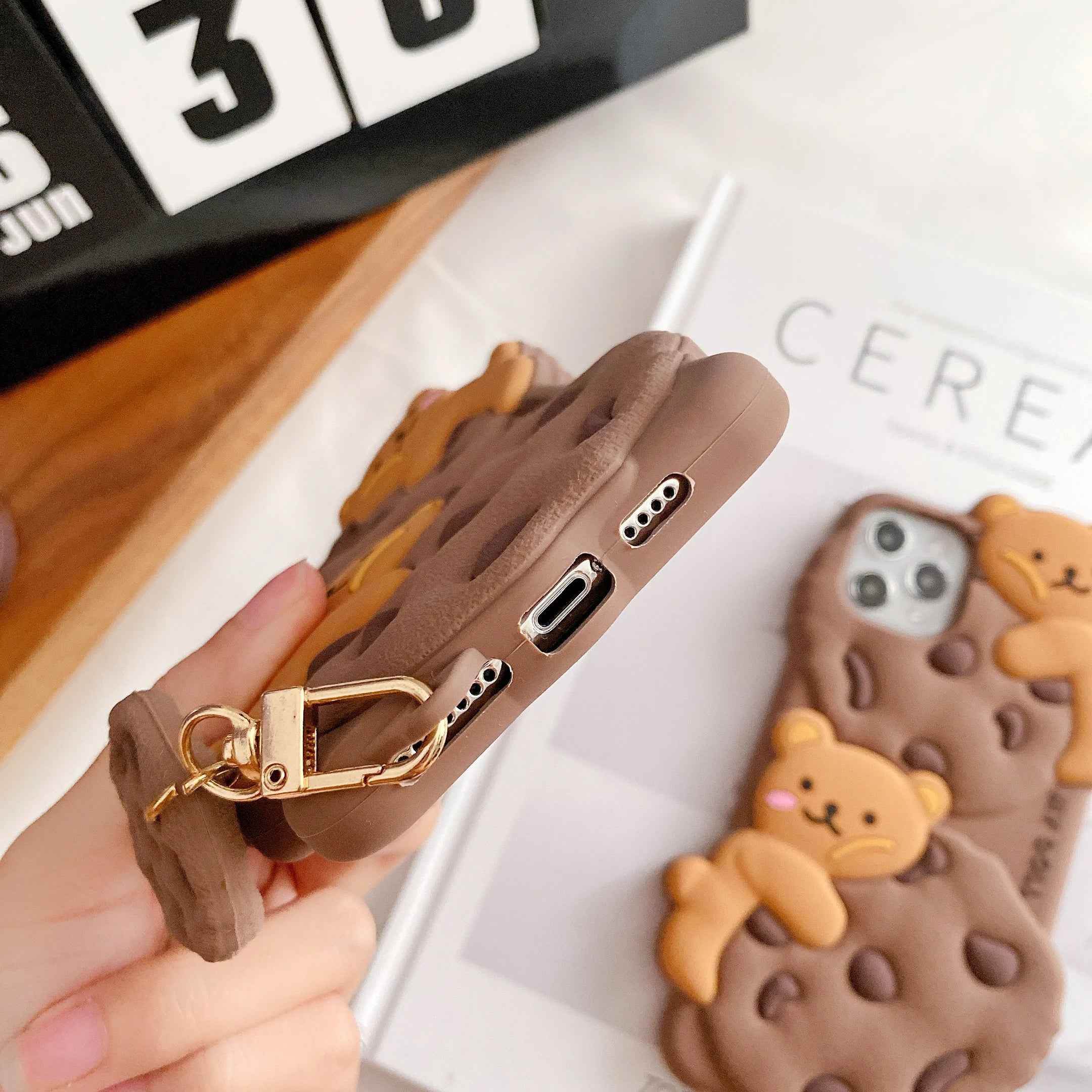 Cookie Bear iPhone Case With Cookie Charm Vox Megastore