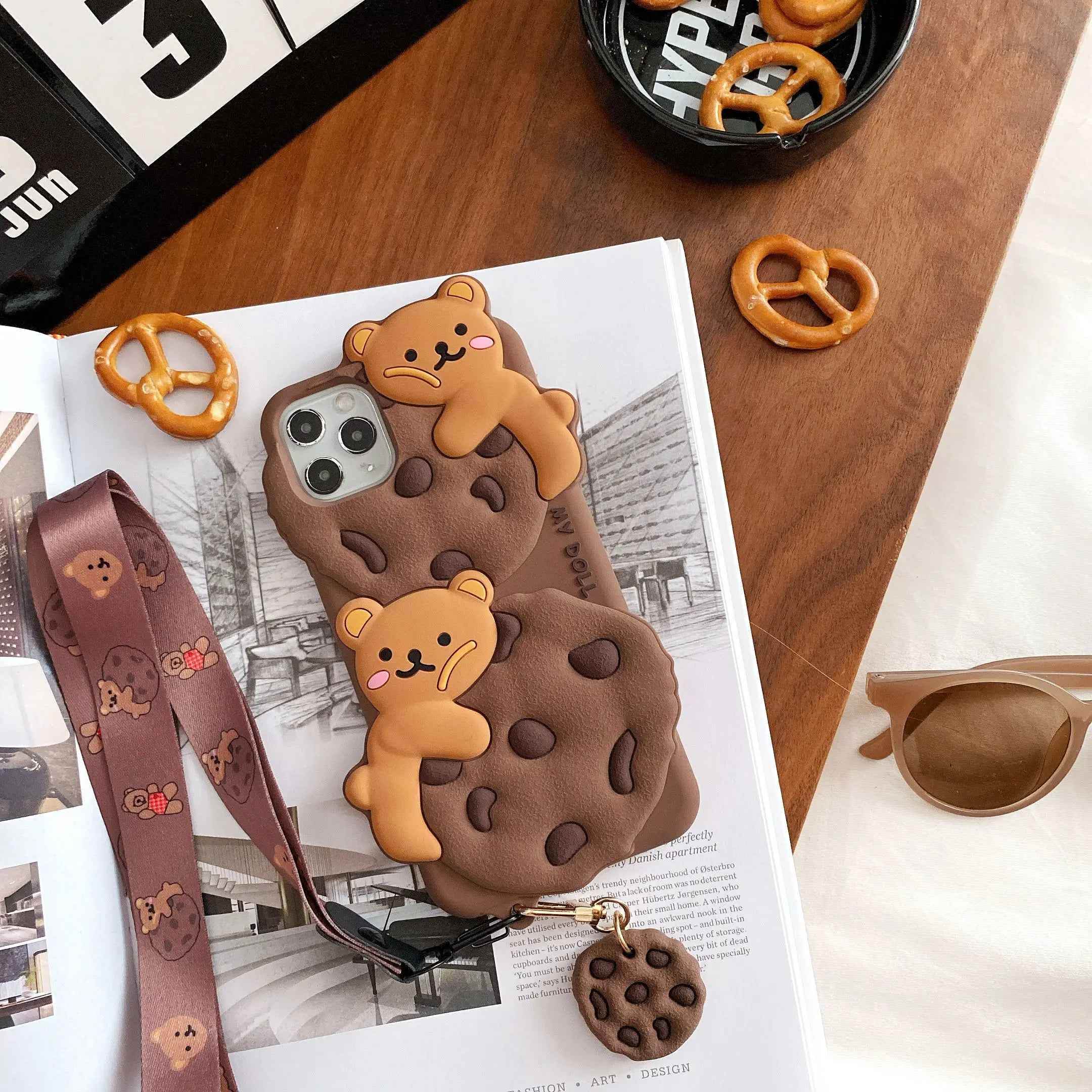 Cookie Bear iPhone Case With Cookie Charm Vox Megastore