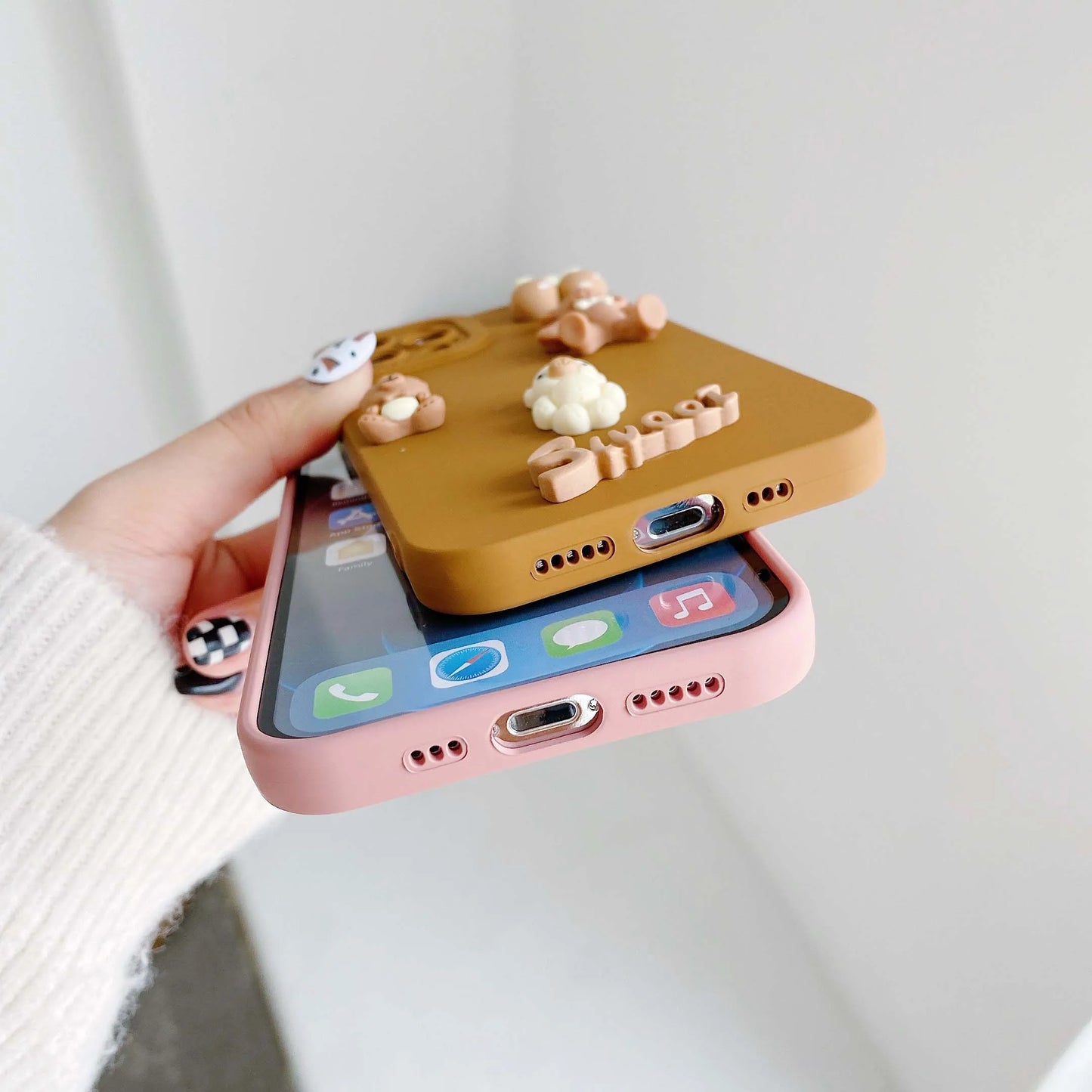 Cute 3D Bear Silicon iPhone Case - Vox Megastore  