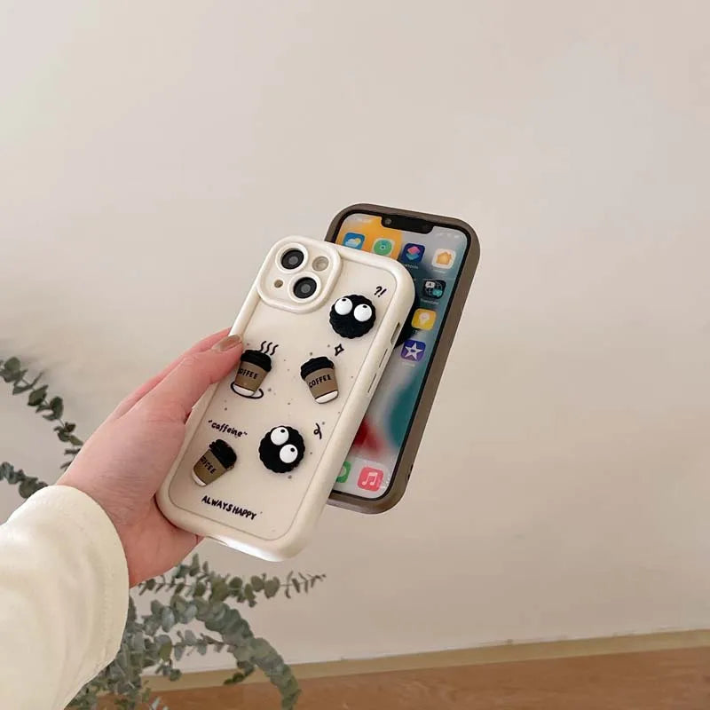 Cute 3D Coffee Silicone iPhone Case - Vox Megastore  