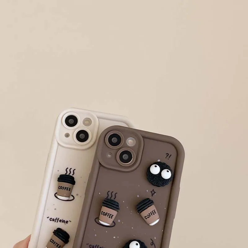 Cute 3D Coffee Silicone iPhone Case - Vox Megastore  