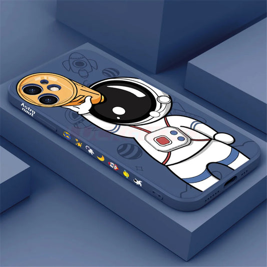 Cute Silicone Astronaut iPhone Case - Vox Megastore  