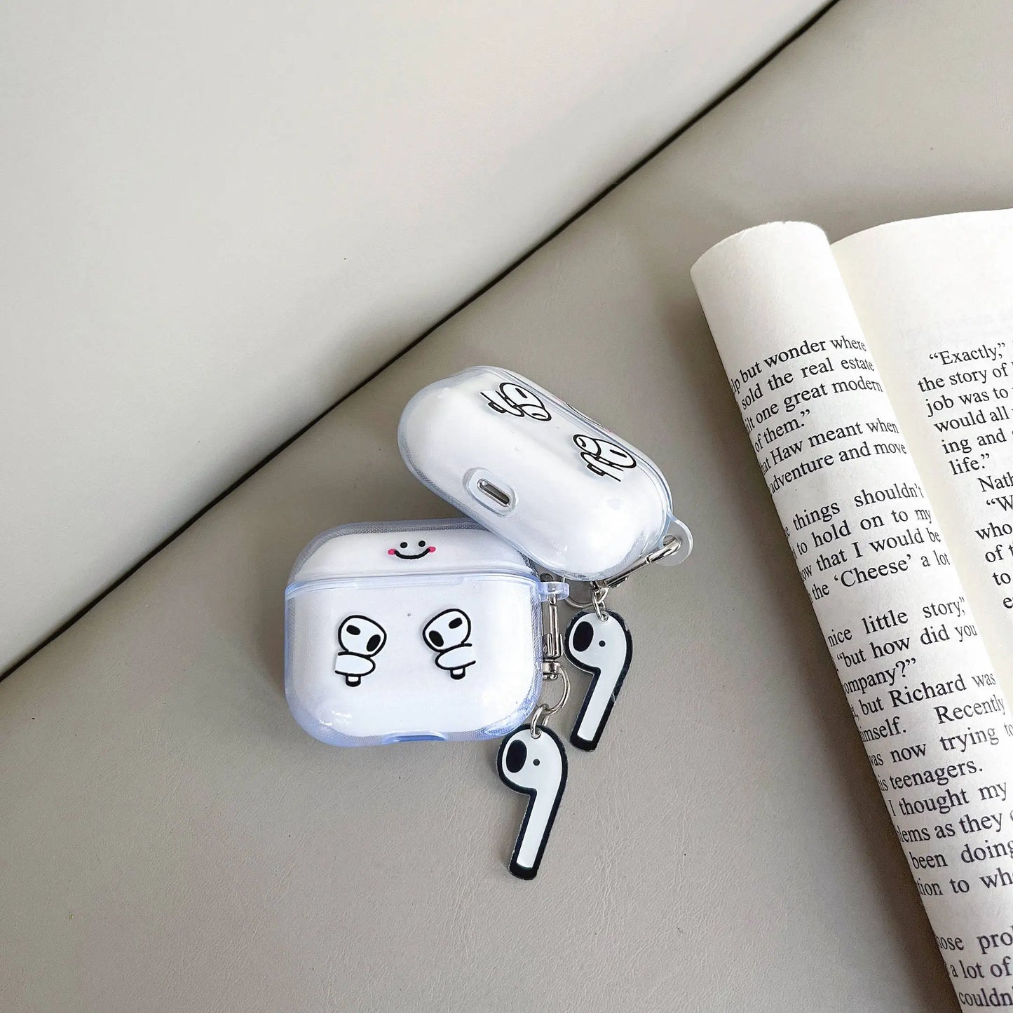 Cute Transparent AirPods Case - Vox Megastore  