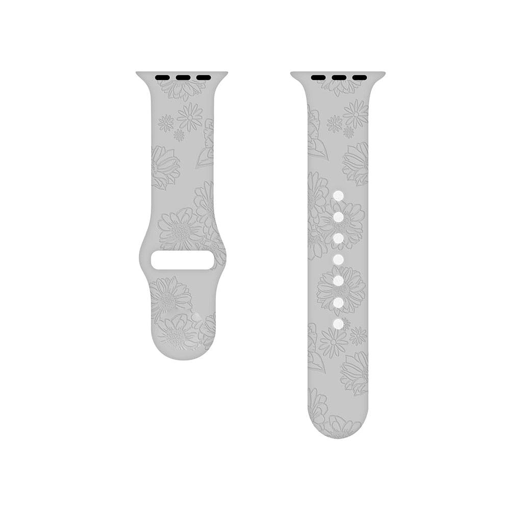 Engraved Silicone Loop for Apple Watch - Vox Megastore