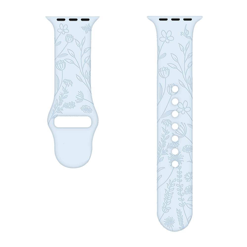 Engraved Silicone Loop for Apple Watch - Vox Megastore