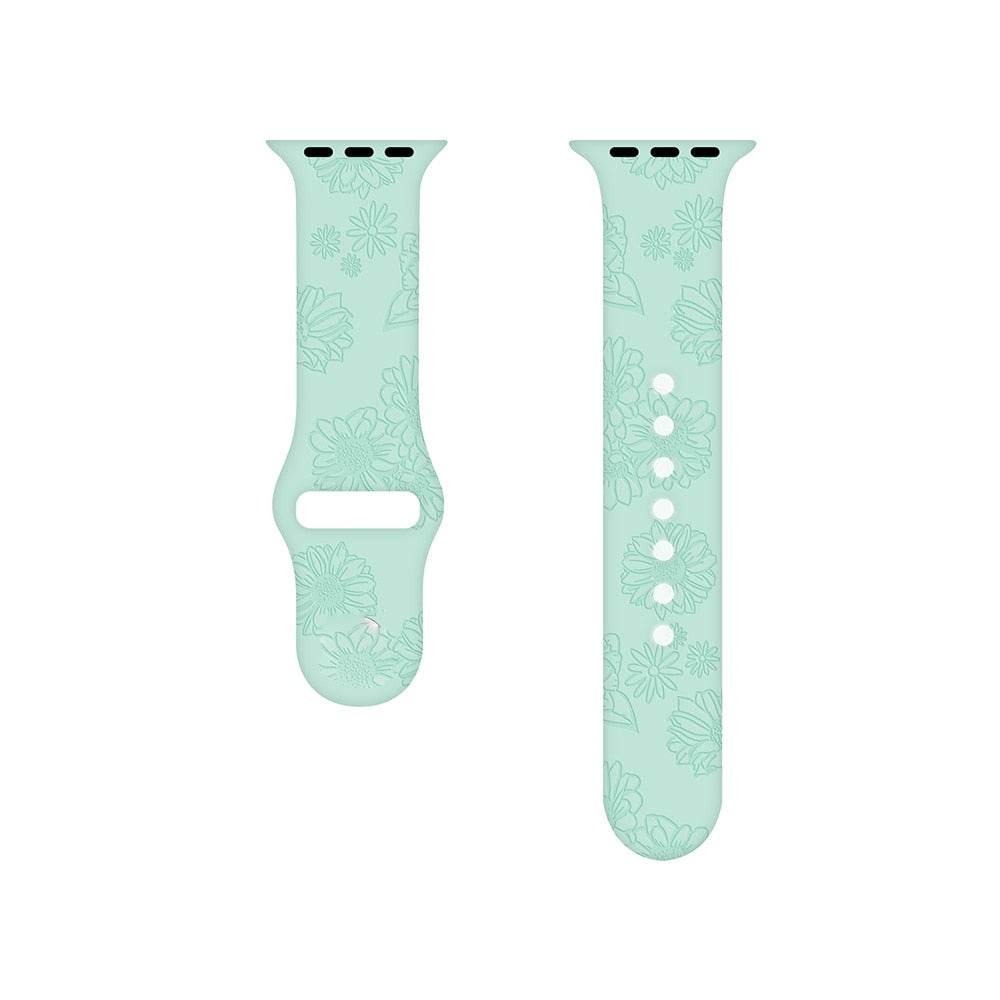 Engraved Silicone Loop for Apple Watch - Vox Megastore