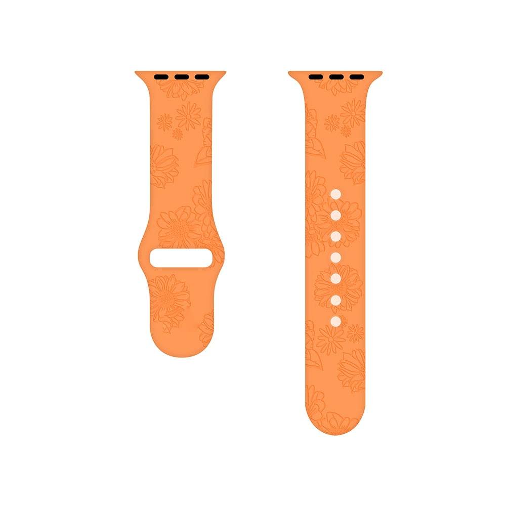 Engraved Silicone Loop for Apple Watch - Vox Megastore